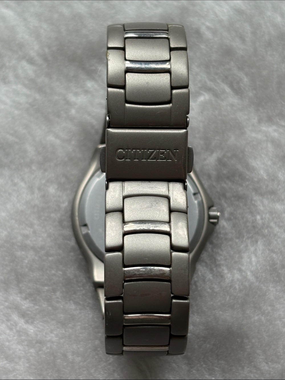 Citizen Eco Drive Titanium Men's Watch with Blue Dial and Silver Bracelet - Picture 8 of 9